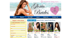 Desktop Screenshot of gloriabrides.com